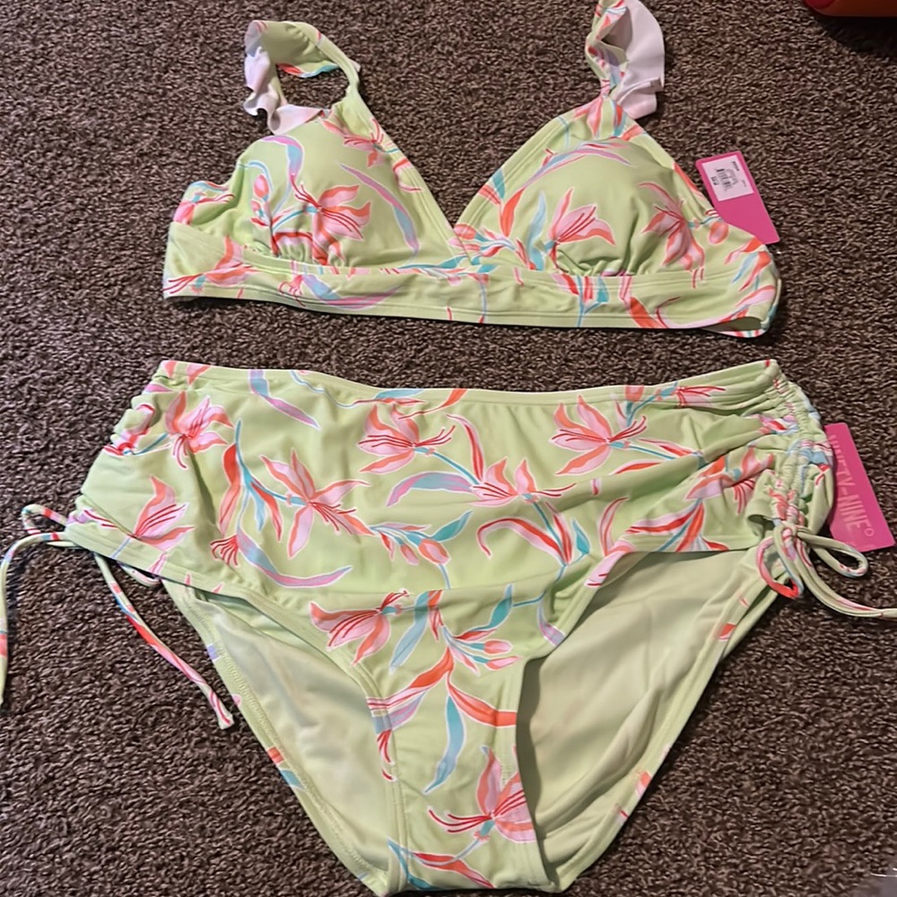 Ninety-Nine Degrees° SPRING OASIS BIKINI: NEW WITH TAGS: SIZE 2X